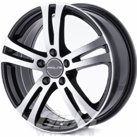 ProLine Wheels BX700 Black with polished face