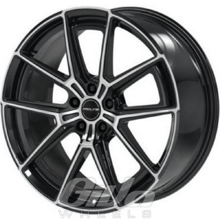 ProLine Wheels PF25 Forged Black with polished face