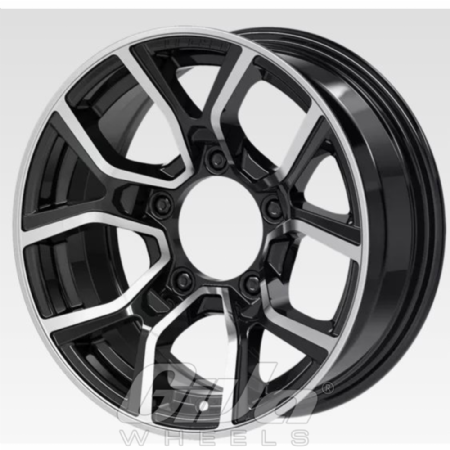 ProLine Wheels PXJ Black with polished face