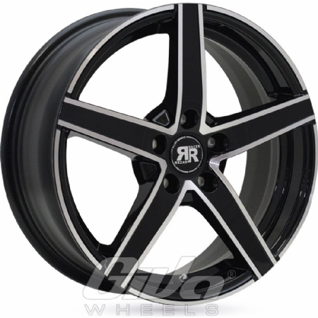 Racer Artic EVO Black with polished face