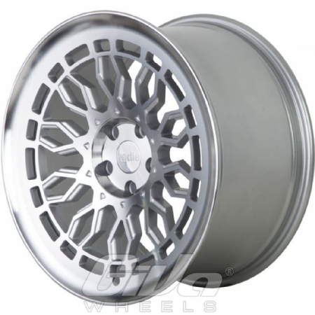 Radi8 r8a10 Matt silver with polished face