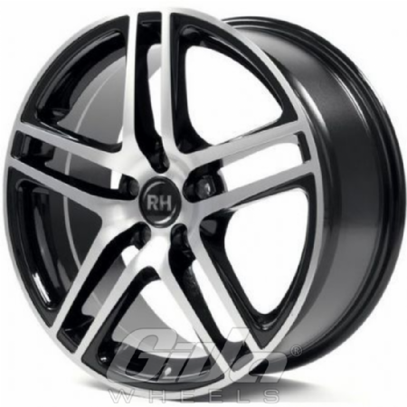 RH Alurad BE Twin Black with polished face