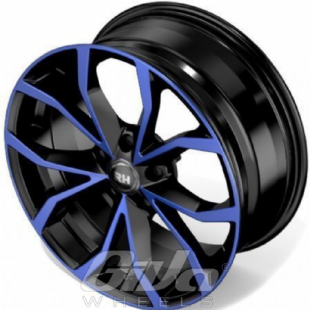 RH Alurad DF Energy Black with blue polished face