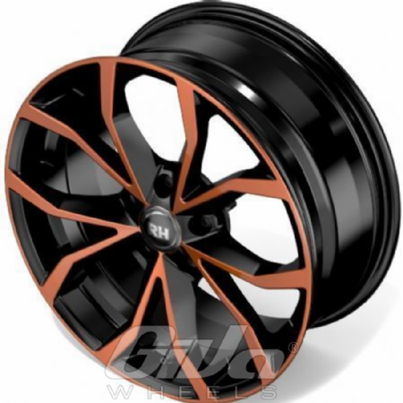 RH Alurad DF Energy Black with orange polished face