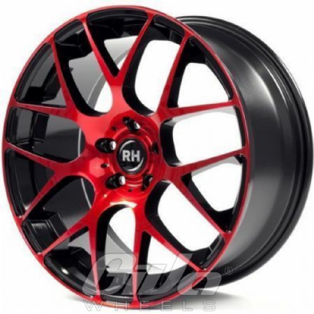 RH Alurad NBU Race Black with red polished face