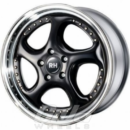 RH Alurad Turbo P Black with polished lip