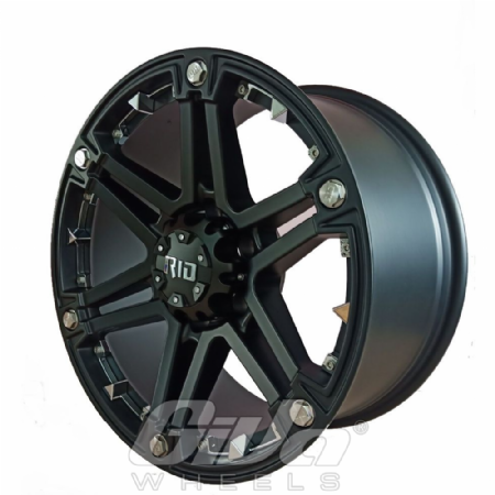 RID Wheels R01 Matt black with chrome inserts