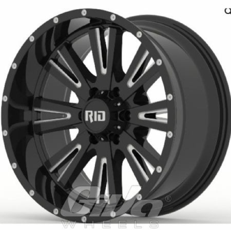 RID Wheels R03 Black with milled spokes