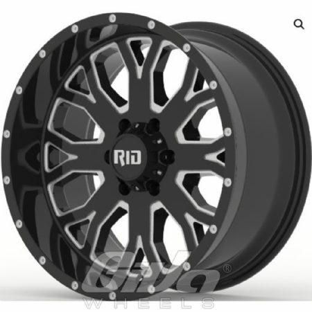 RID Wheels R04 Black with milled spokes