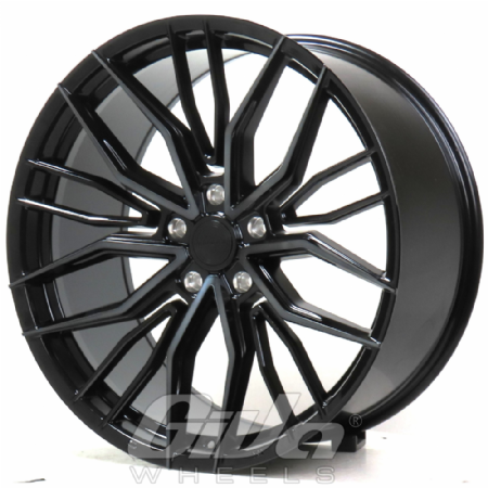 Riviera RF9 (Flow Forged) Black with polished face and dark tint