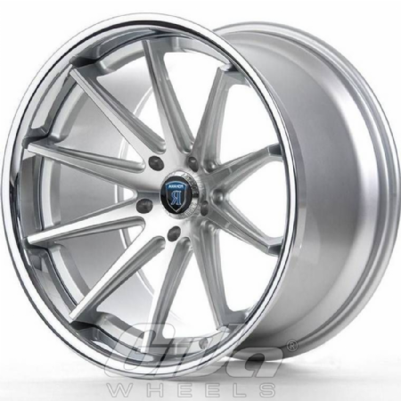 Rohana RC10 Silver with polished face and chrome lip