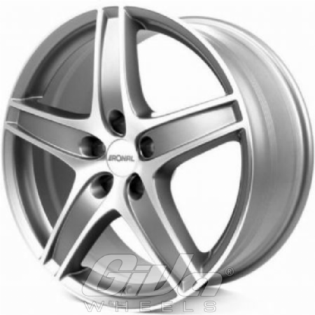 Ronal R48 Titanium with polished face