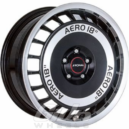 Ronal R50 REV Black with polished lip