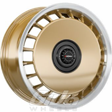 Ronal R50 REV Gold with polished lip