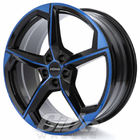 Ronal R66 Black with blue tint