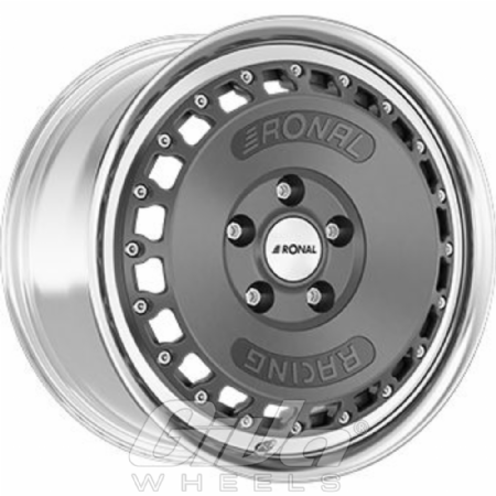 Ronal RR10 Matt anthracite with polished face