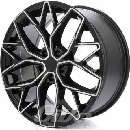 Secret Wheels SW6 Black with polished face