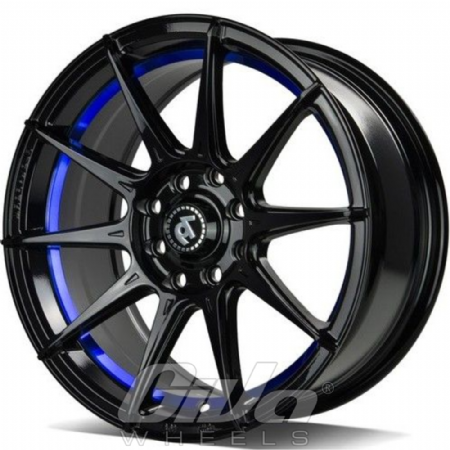 Seventy9 SCF-F Black with blue undercut