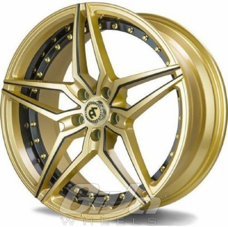 Seventy9 SV-AR Gold with milled black accents and undercut
