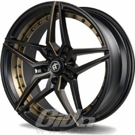 Seventy9 SV-AR Matt black with milled gold accents and undercut