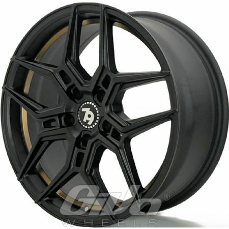 Seventy9 SV-B Matt black with gold undercut
