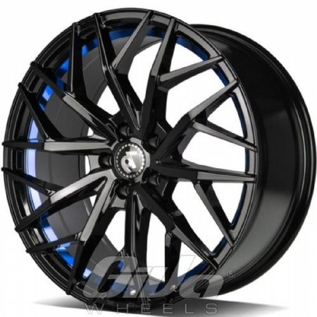 Seventy9 SV-C Black with blue undercut