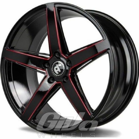 Seventy9 SV-N Black with milled red accents