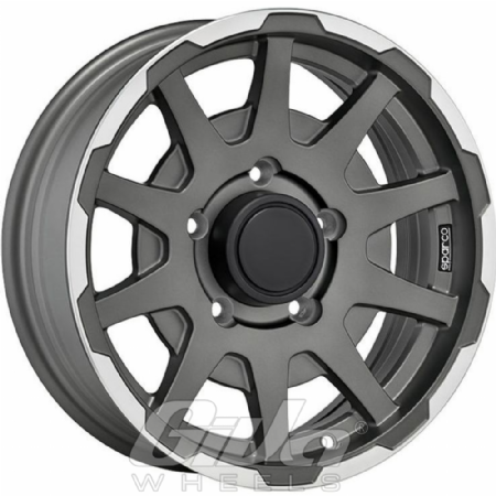 Sparco Dakar Matt dark graphite with polished lip