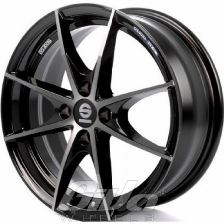 Sparco Trofeo 4 Black with polished face