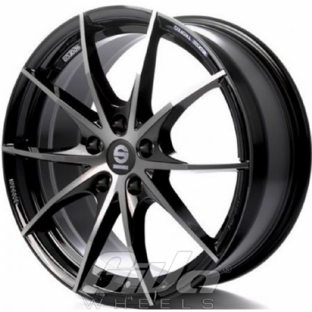 Sparco Trofeo 5 Black with polished face