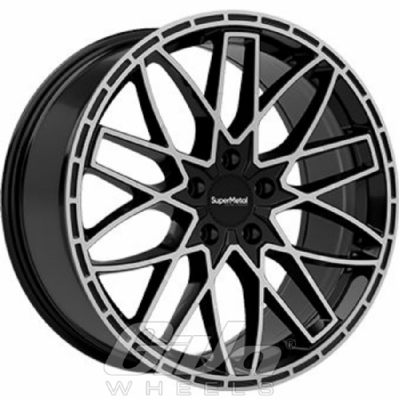 SuperMetal Vane Black with polished face