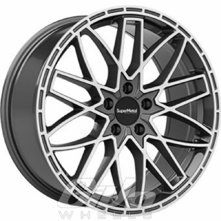 SuperMetal Vane Grey with polished face
