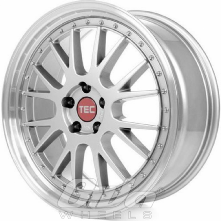 TEC Speedwheels GT EVO Silver with polished lip