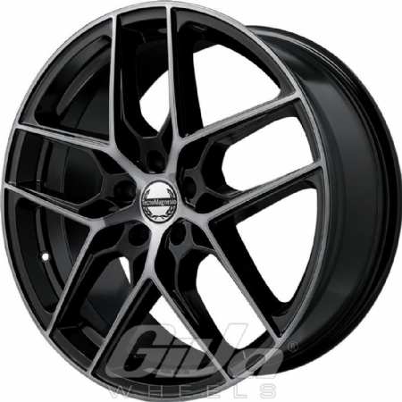 TecnoMagnesio Vulcano Black with polished dark face