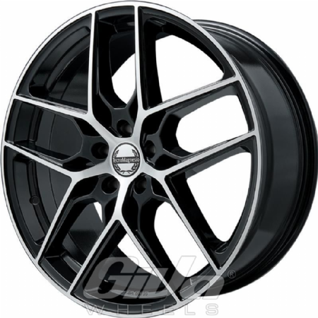 TecnoMagnesio Vulcano Black with polished face