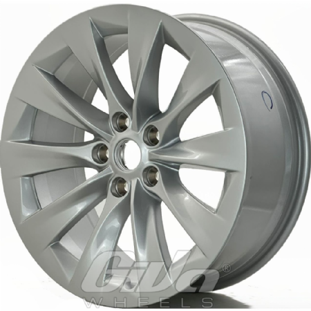 Tesla OEM Wheels Slipstream Silver