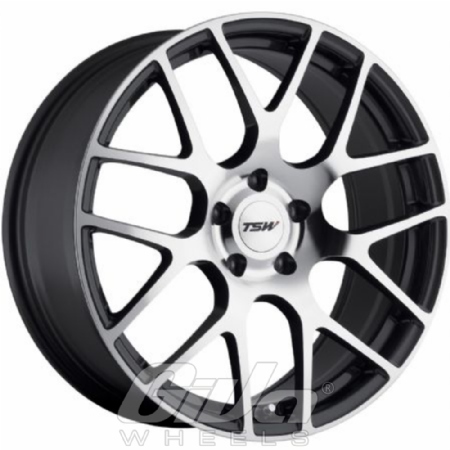 TSW Nurburgring Gunmetal with polished face
