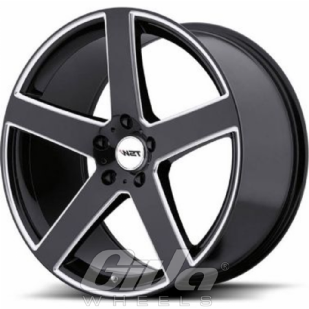 TSW Rivage Black with milled spokes