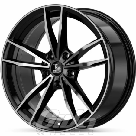 Ultra Wheels UA24 Black with polished face