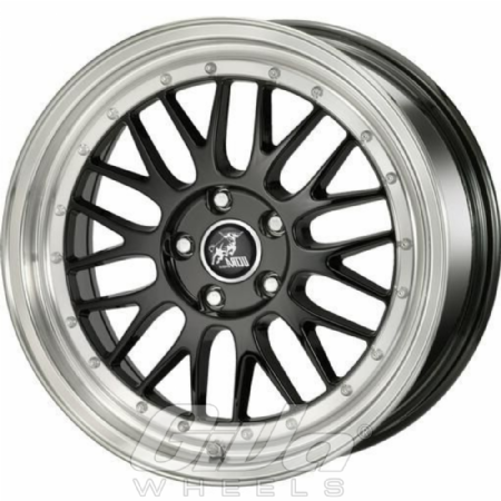 Ultra Wheels UA3 LM Black with polished lip