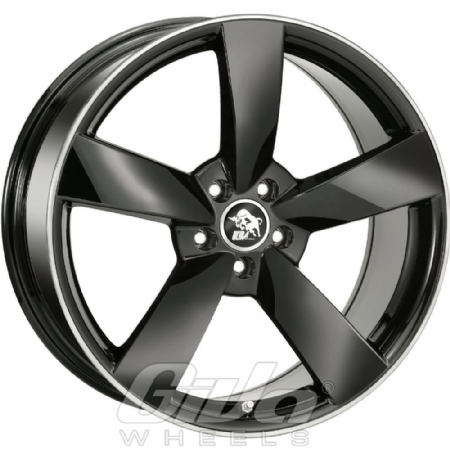 Ultra Wheels UA5 RS Black with polished lip