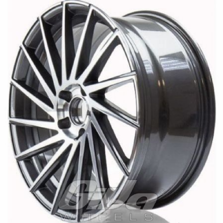 Ultra Wheels UA9 Storm Gunmetal with polished face