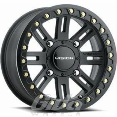 Vision Wheel 356 Manx Beadlock Satin black