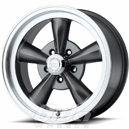 Vision Wheel 141 Legend 5 Gunmetal with polished lip