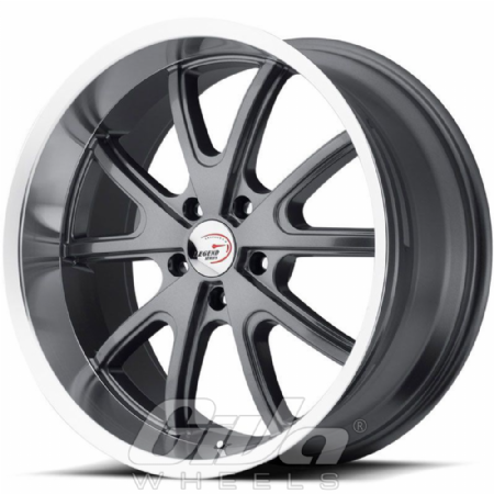 Vision Wheel 143 Torque Gunmetal with polished lip