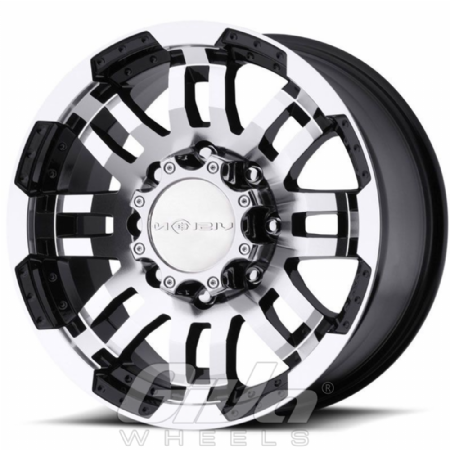 Vision Wheel 375 Warrior Black with polished face