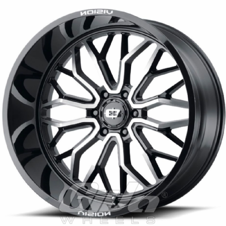 Vision Wheel 402 Riot Black with polished face