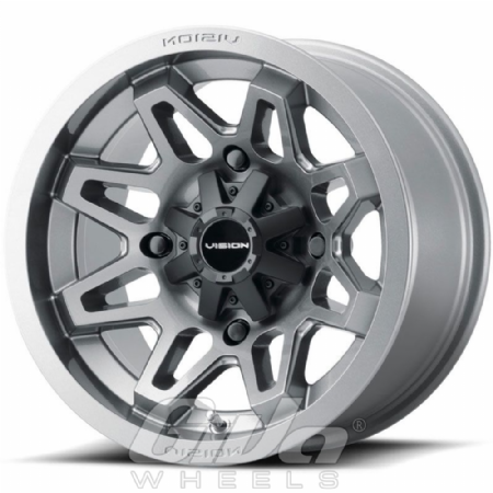 Vision Wheel 416 Se7en Satin grey