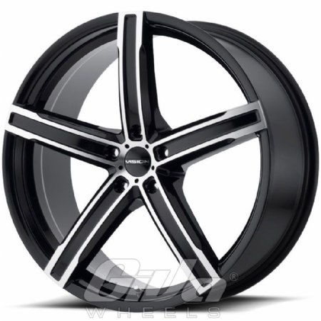 Vision Wheel 469 Boost Black with polished face