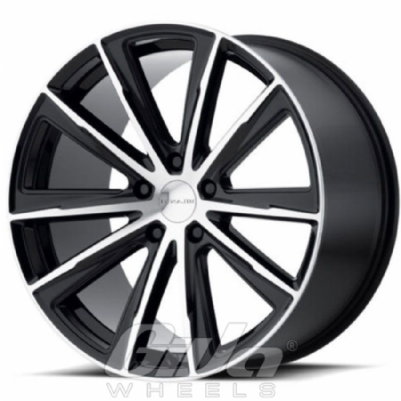 Vision Wheel 471 Splinter Black with polished face